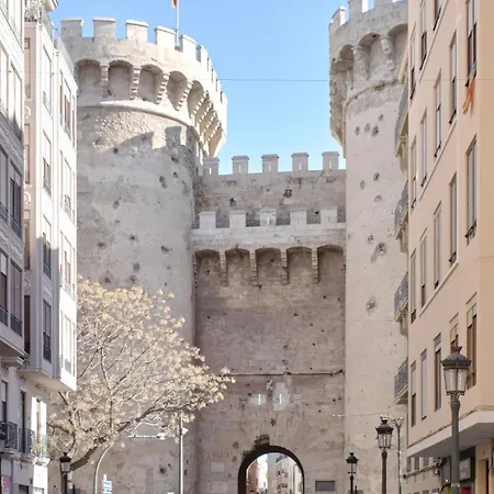 Sunny Cozy Penthouse With A Terrace At Plaza Del Carmen 瓦伦西亚